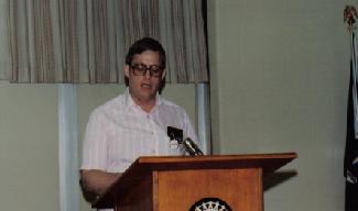 Mike Westfall Giving Speech At UAW Region 1-C